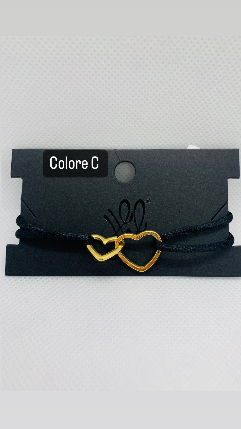 Bracciale Tessuto Cuore