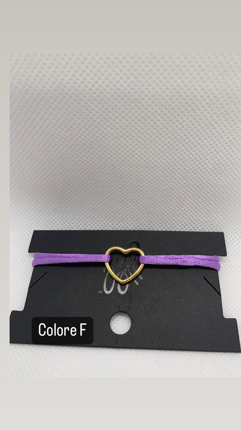 Bracciale Tessuto Cuore