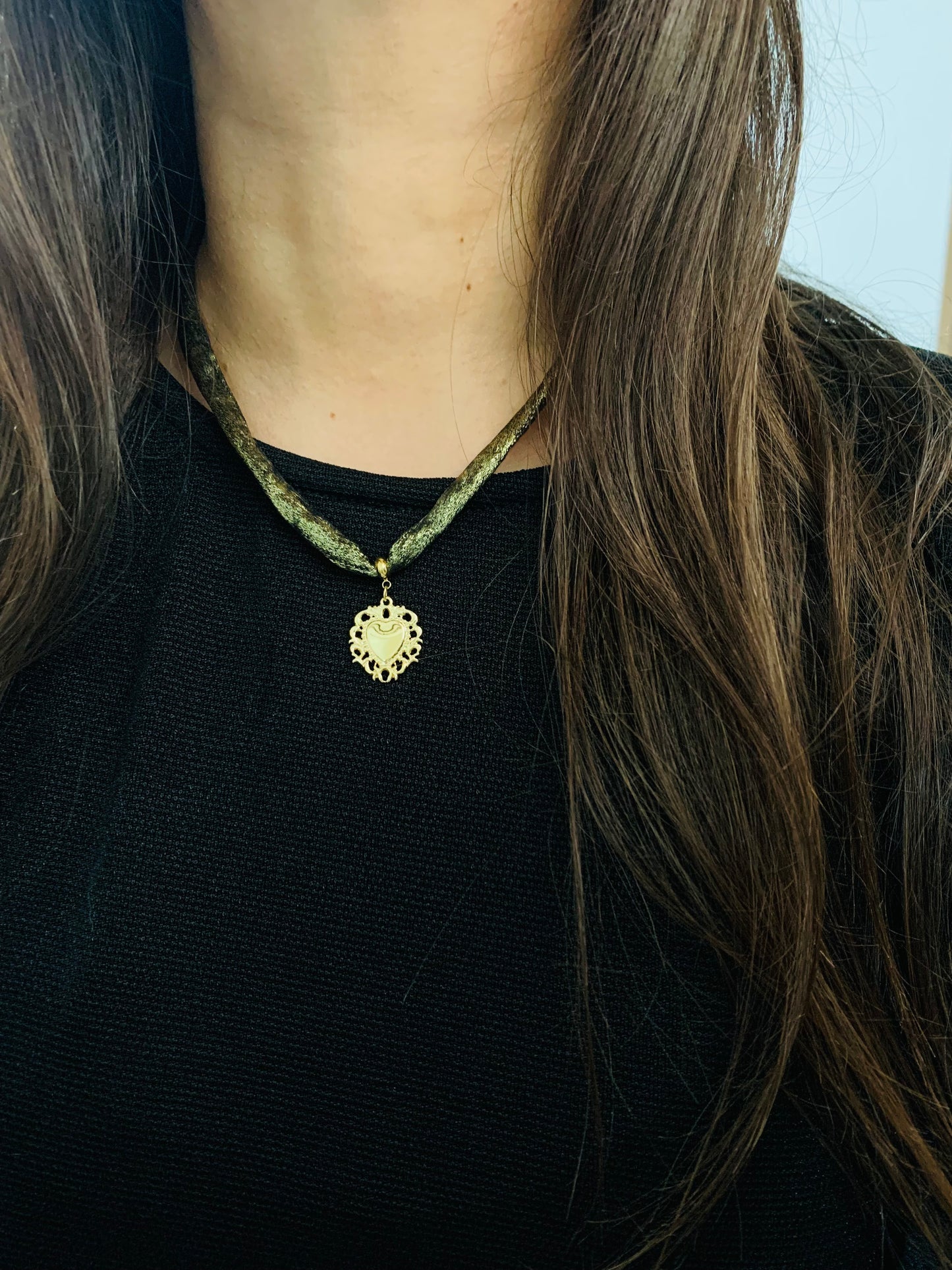 Choker Cuore Sacro
