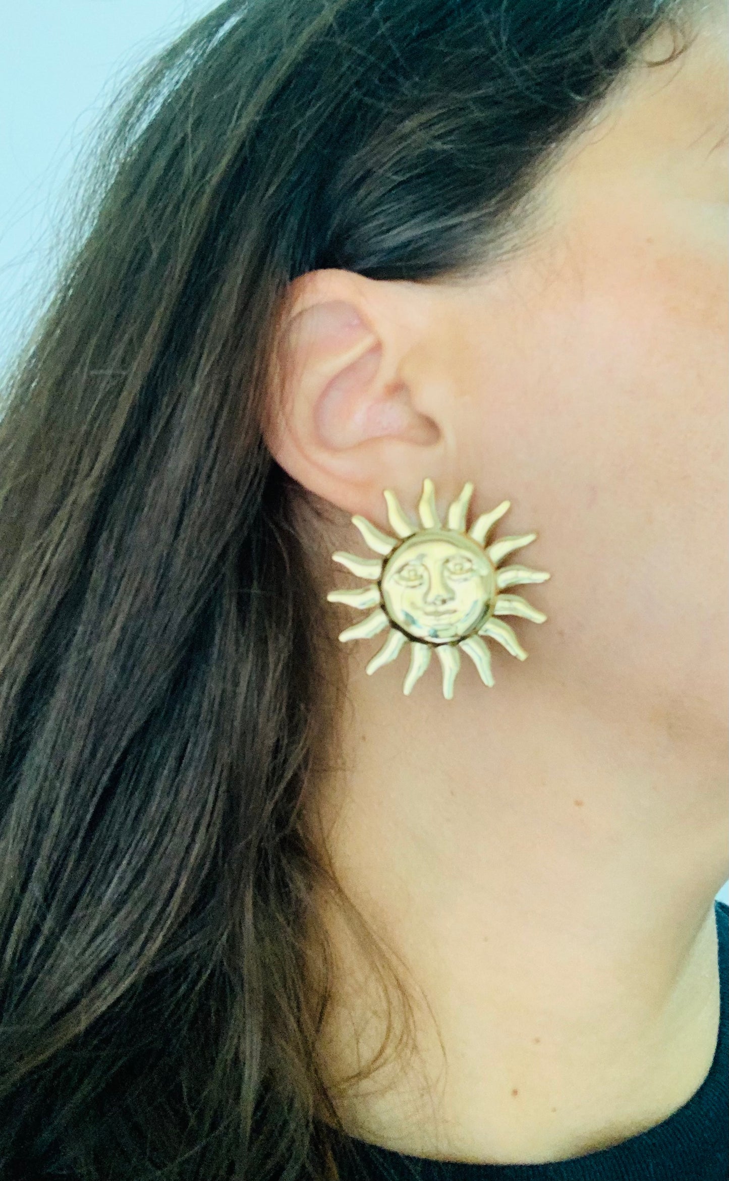 Orecchini Sole Giallo