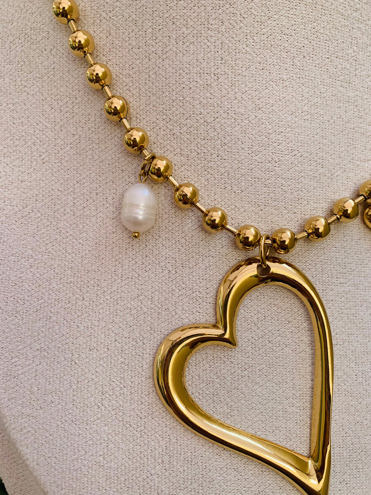 Collana Due Cuori Gold