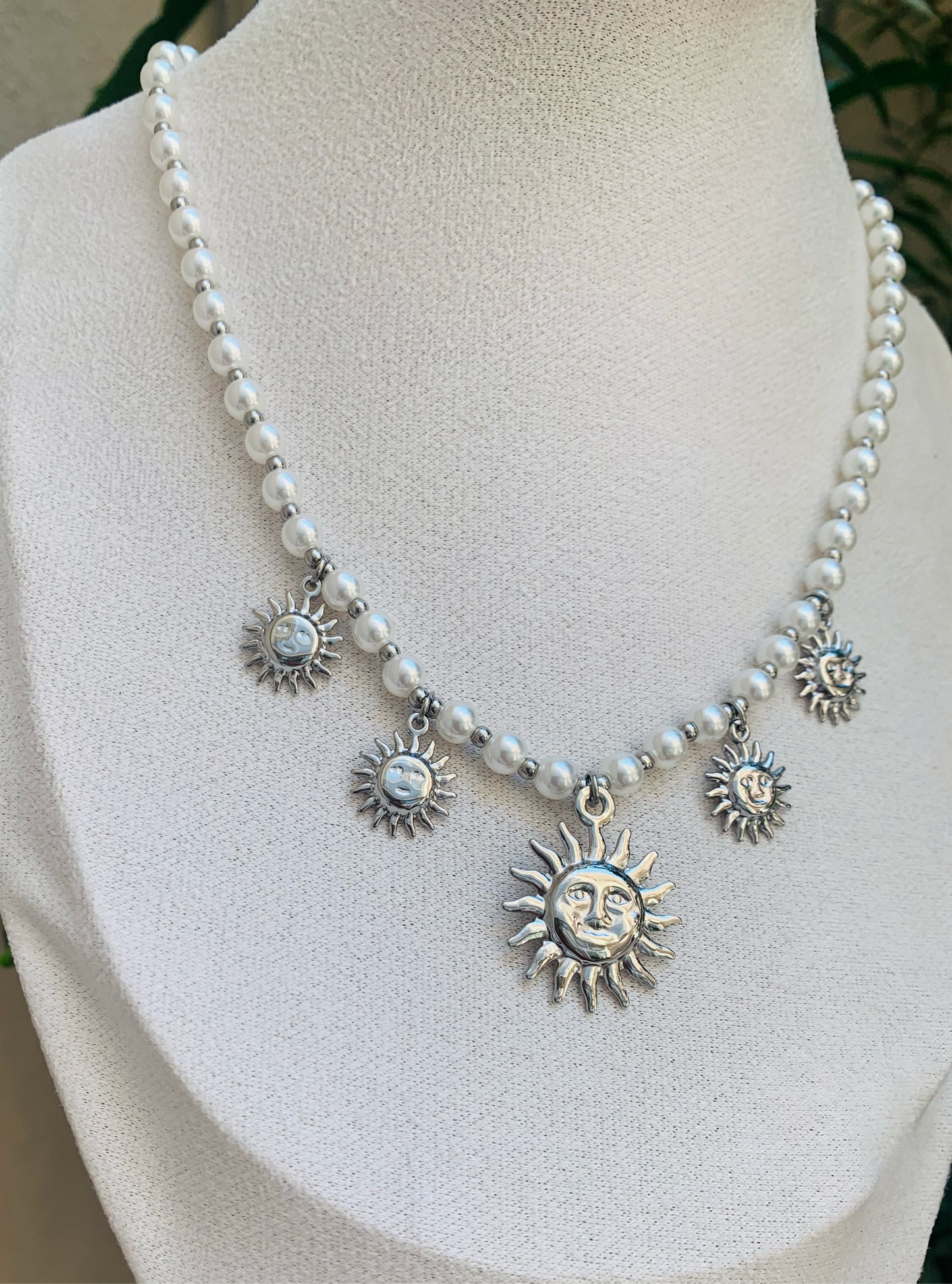 Collana Multi Sole Argento