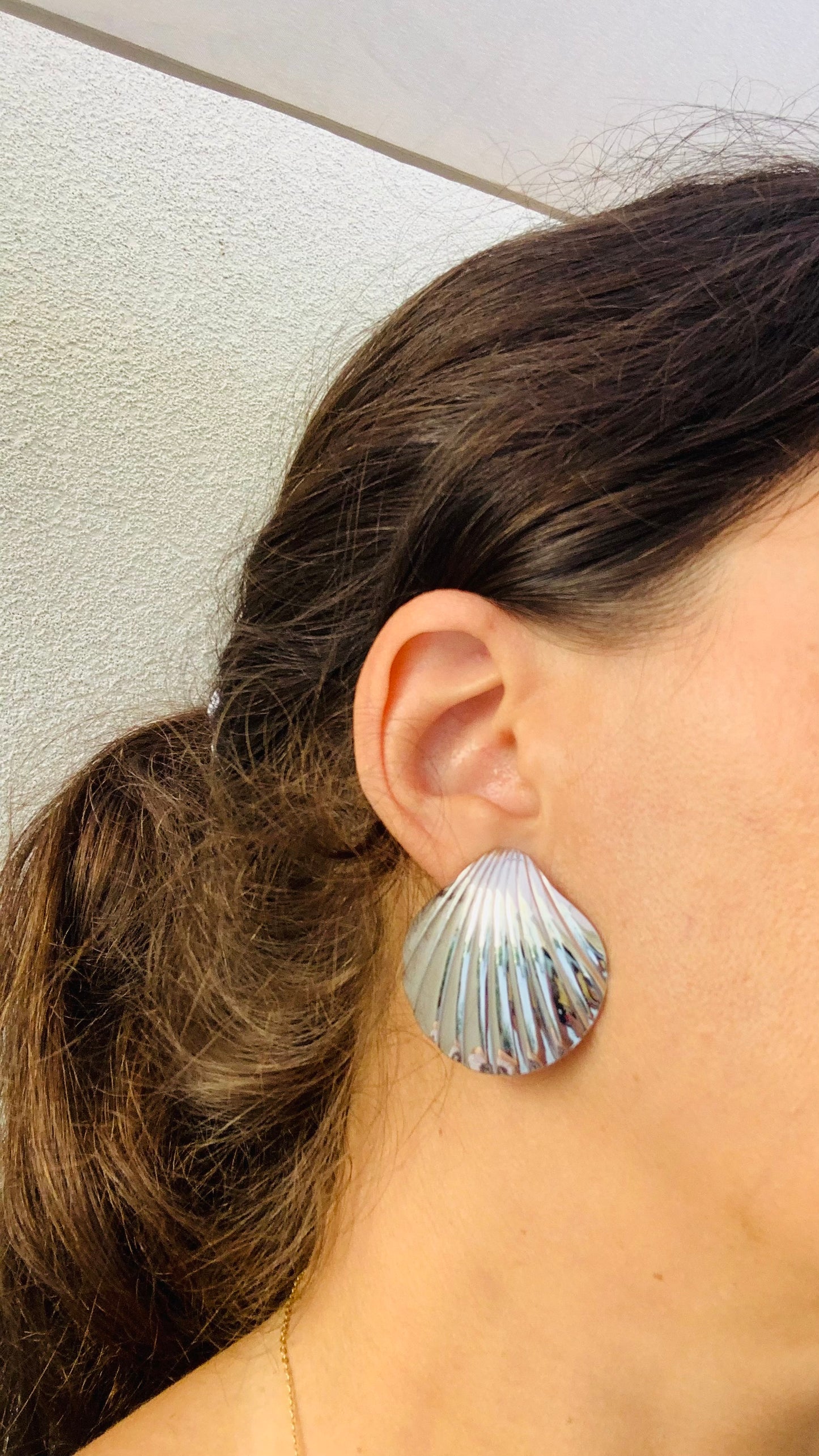 Orecchini Conchiglia Silver