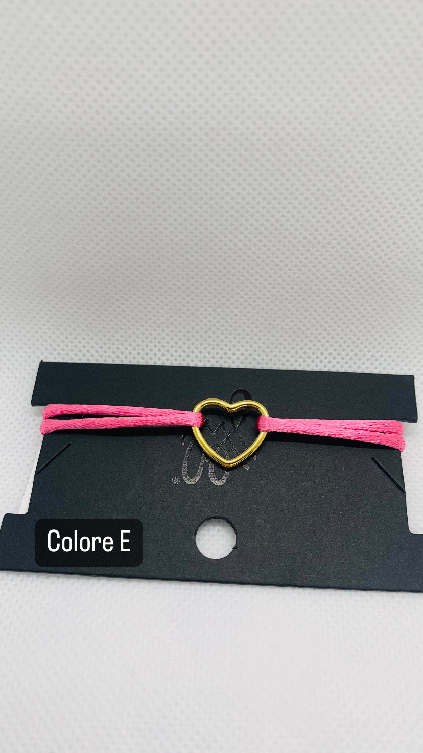 Bracciale Tessuto Cuore
