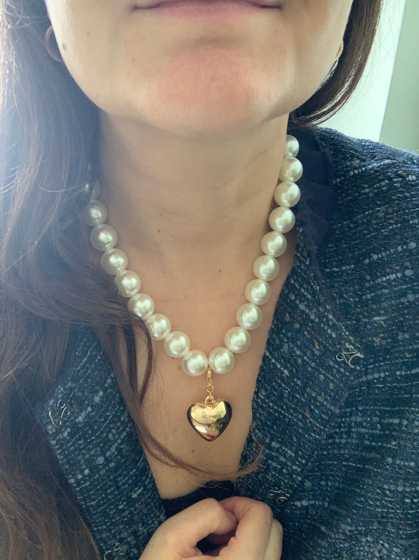 Collana Cuore Rosa