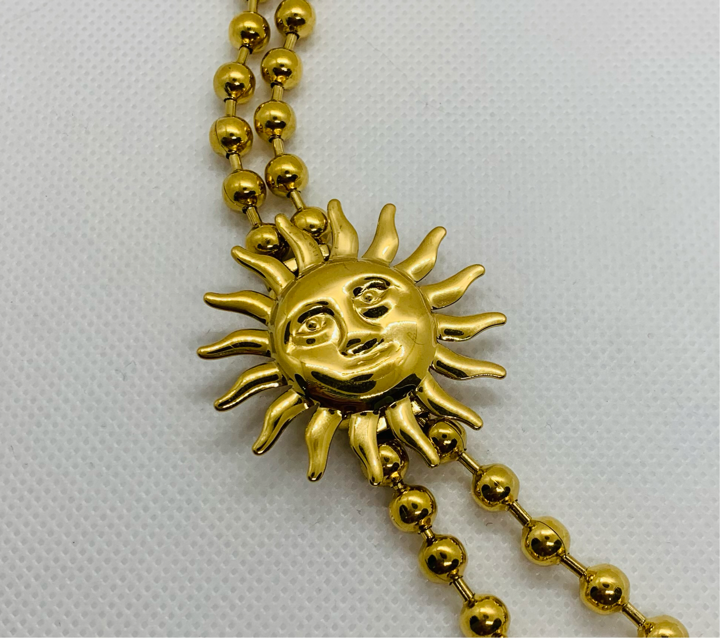 Collana Sole Dentro Oro