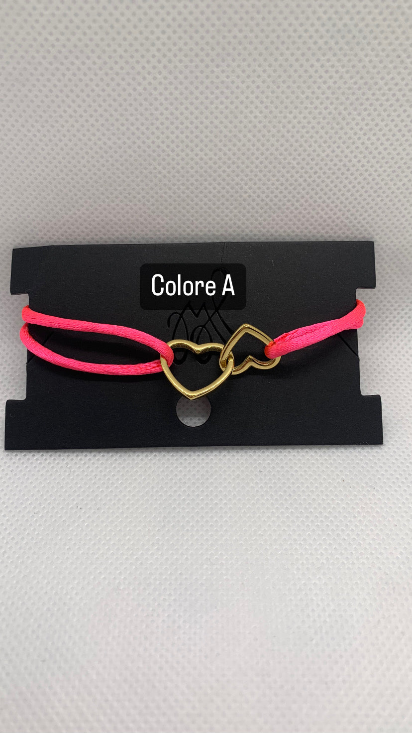Bracciale Tessuto Cuore
