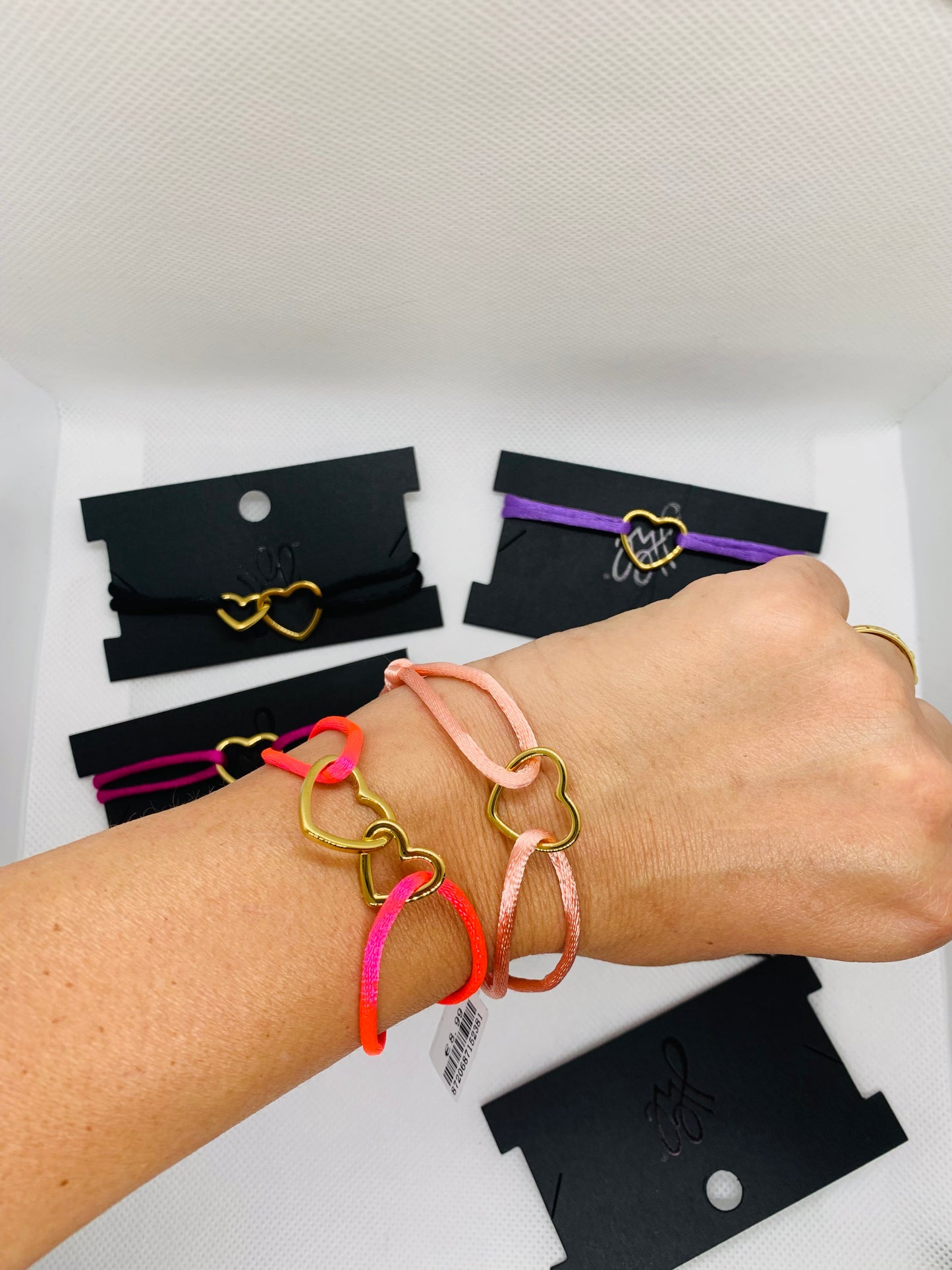 Bracciale Tessuto Cuore