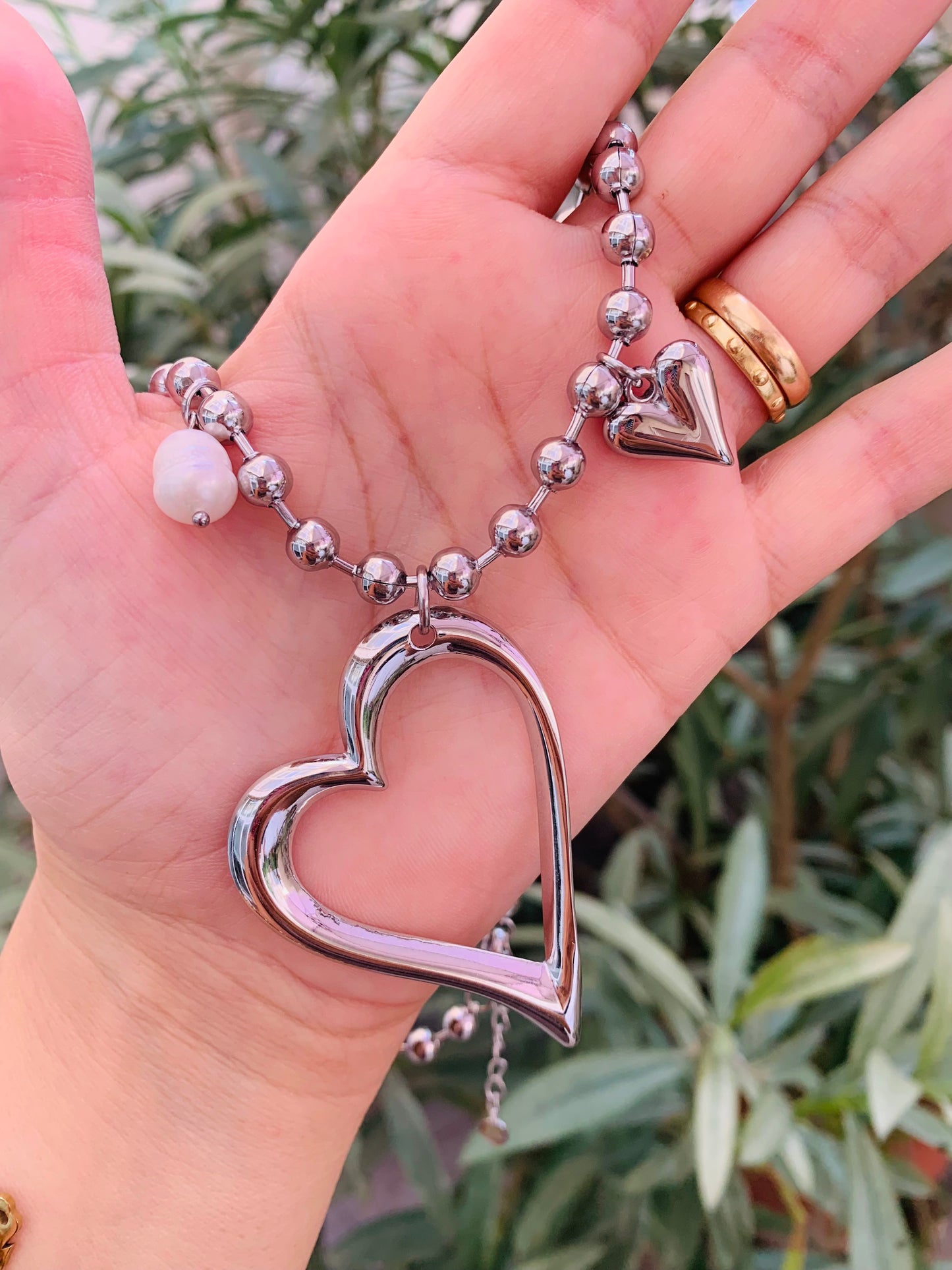 Collana Due Cuori