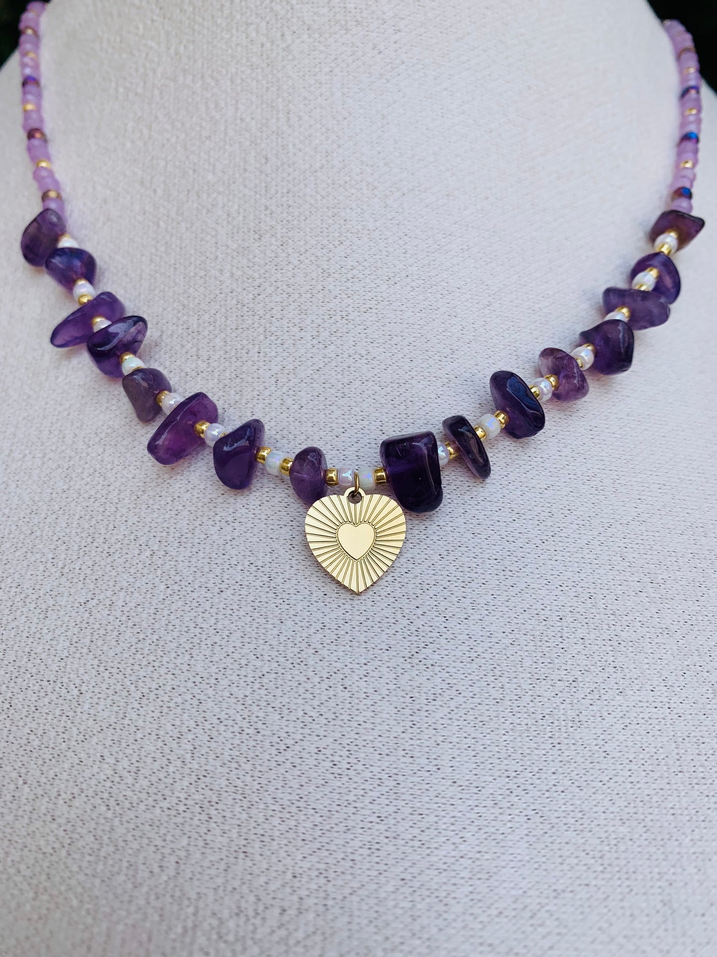 Collana Pietra Multicolore