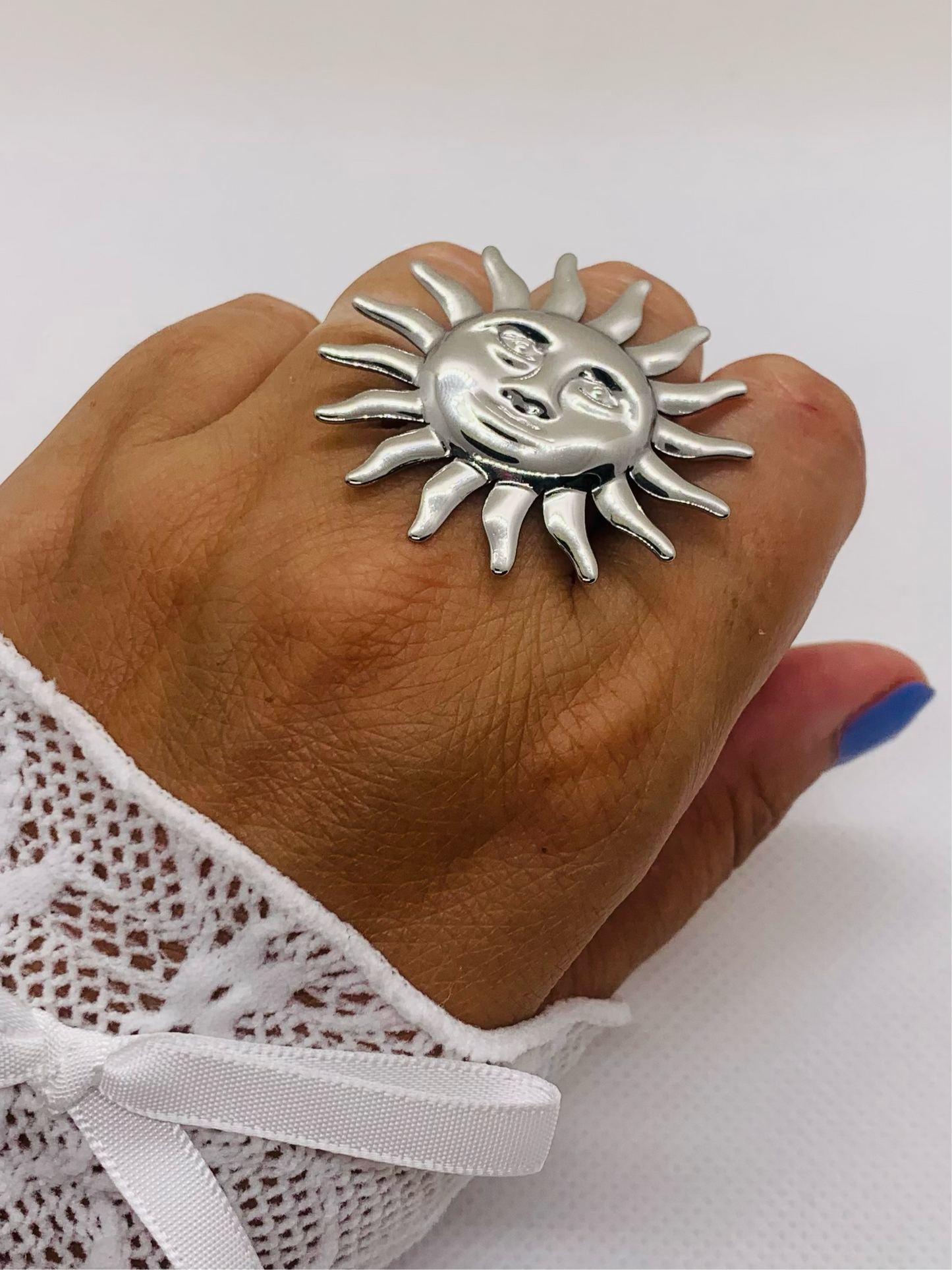 Anello Sole Silver