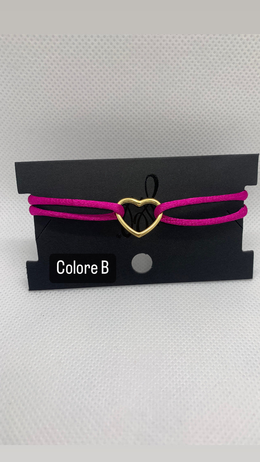 Bracciale Tessuto Cuore