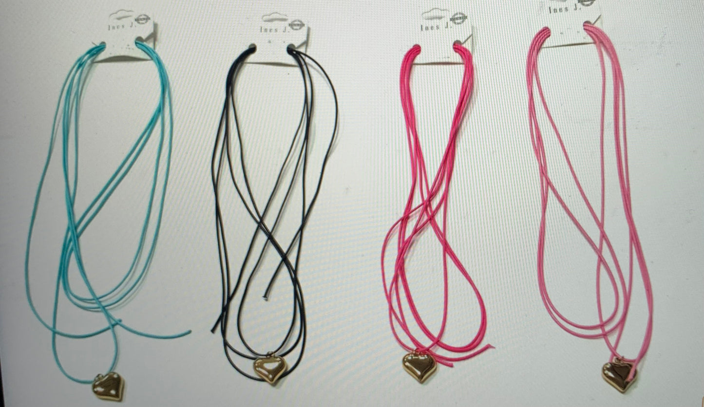 Choker Cuore Bombato gold