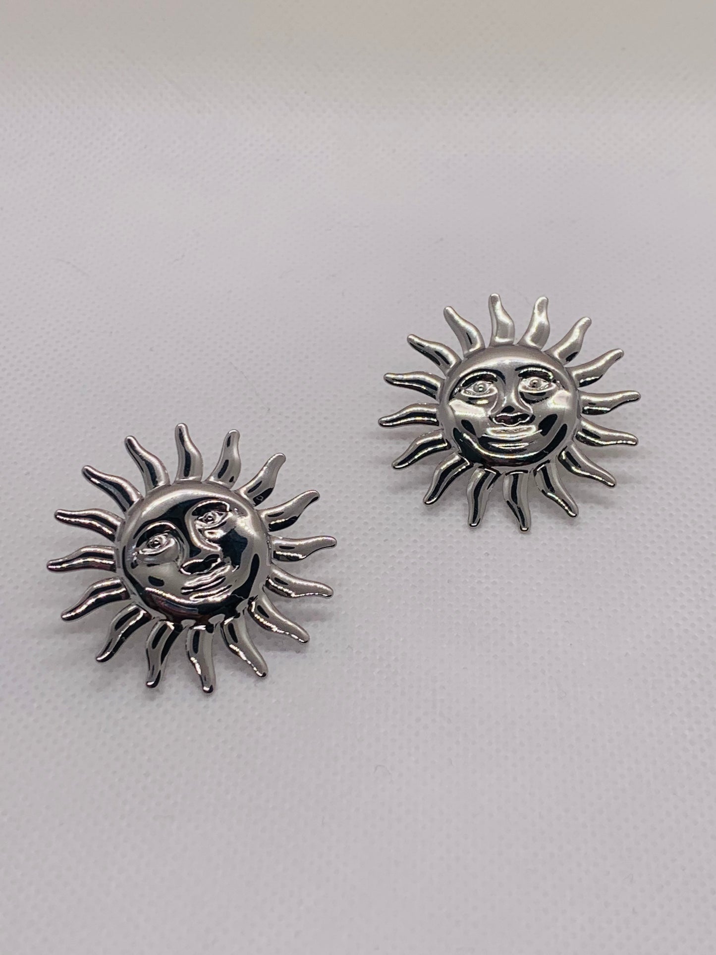 Orecchini Sole Argento