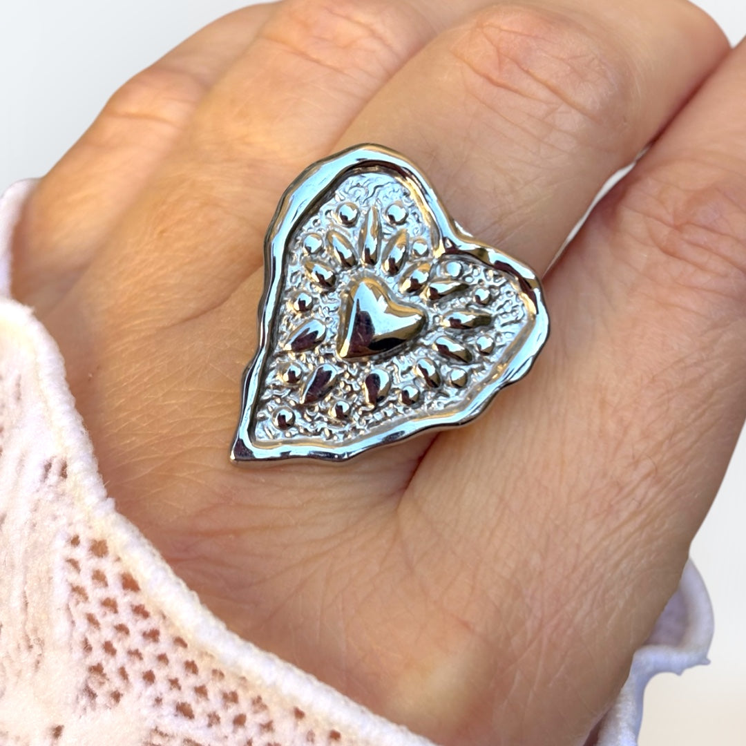 Anello Cuore Grande