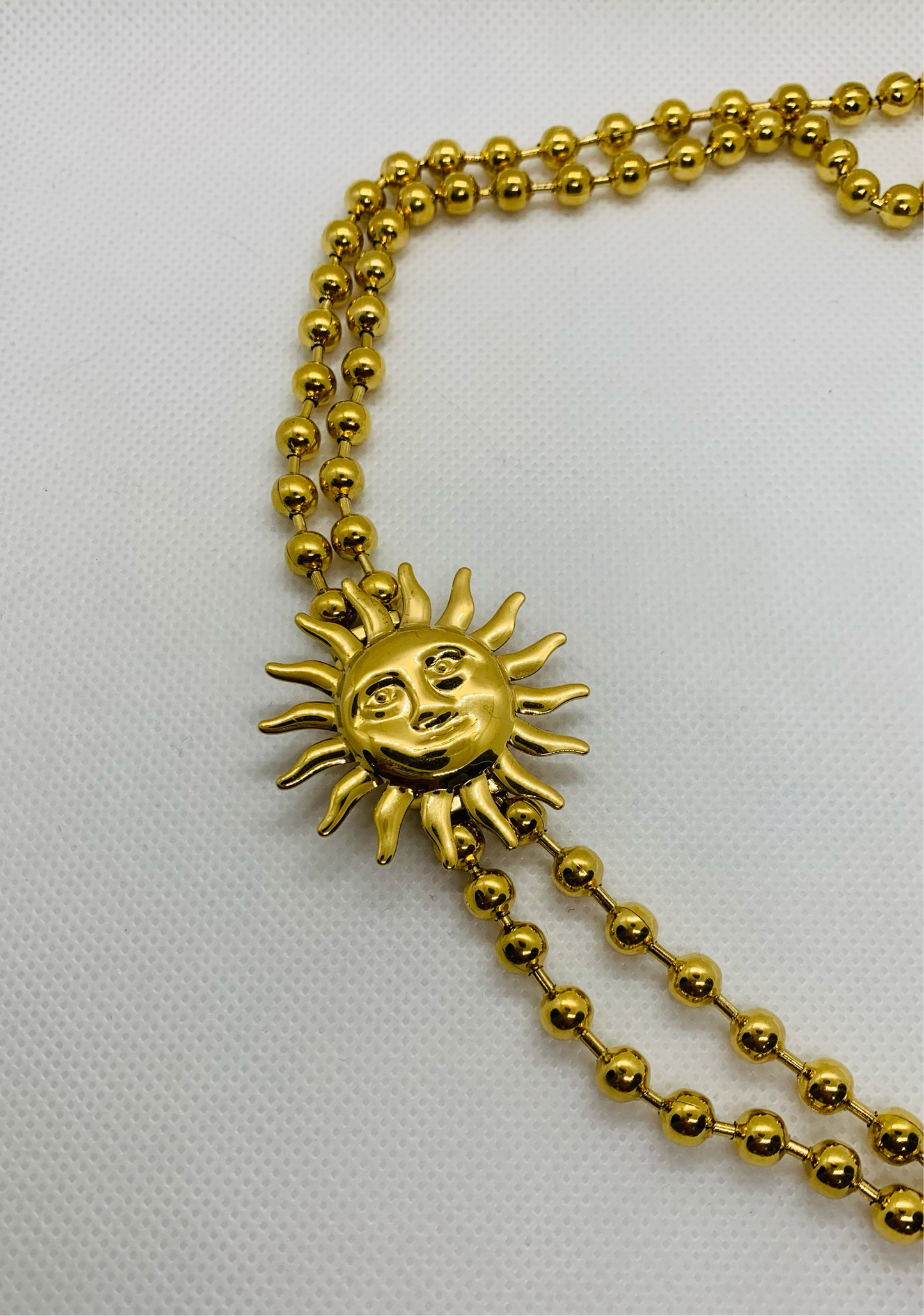 Collana Sole Dentro Oro