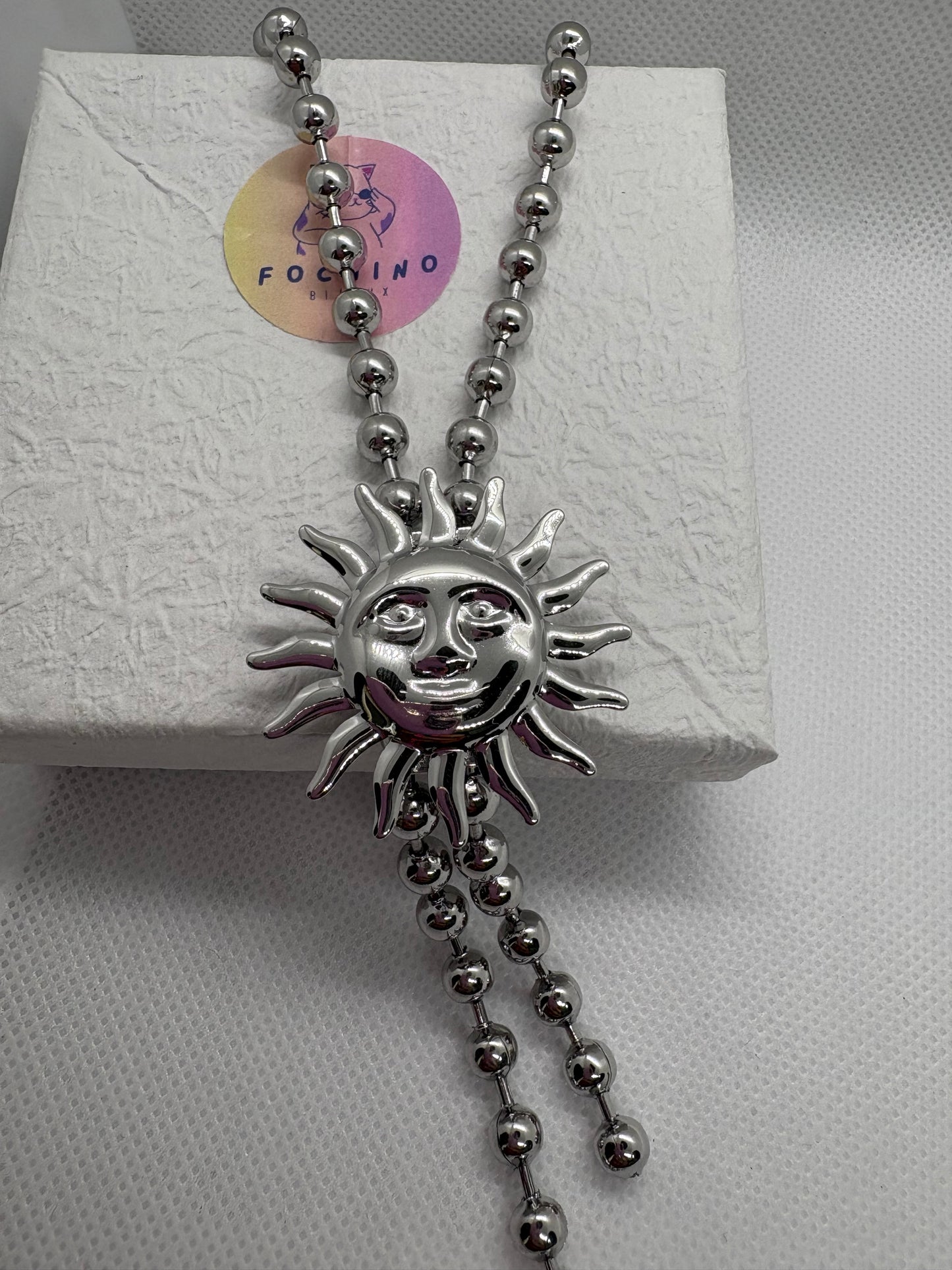 Collana Sole Dentro Argento
