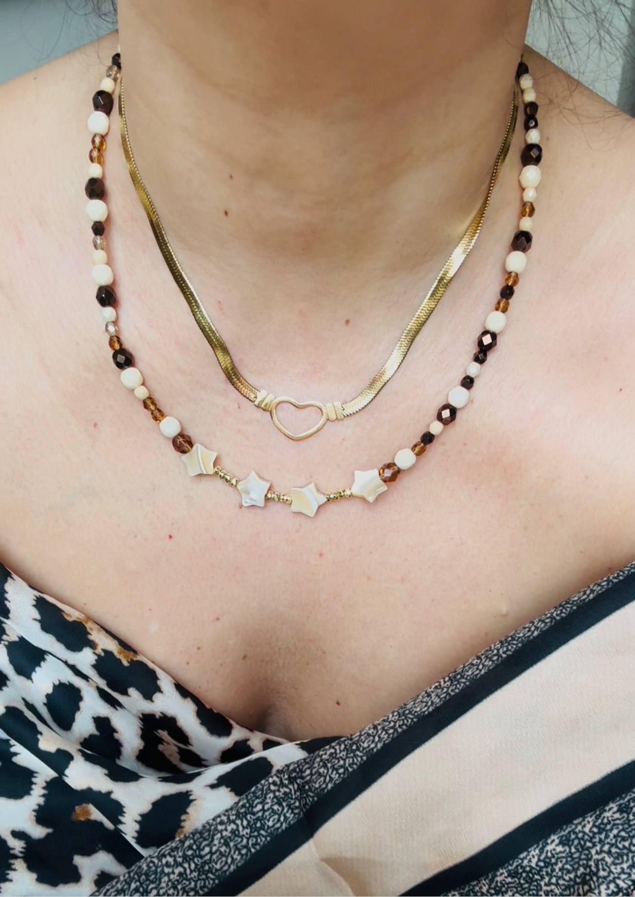 Collana Stelle Madreperla