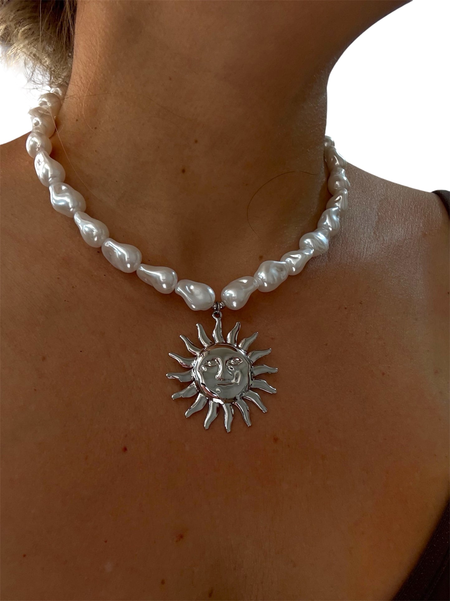 Collana Il Sole Argento