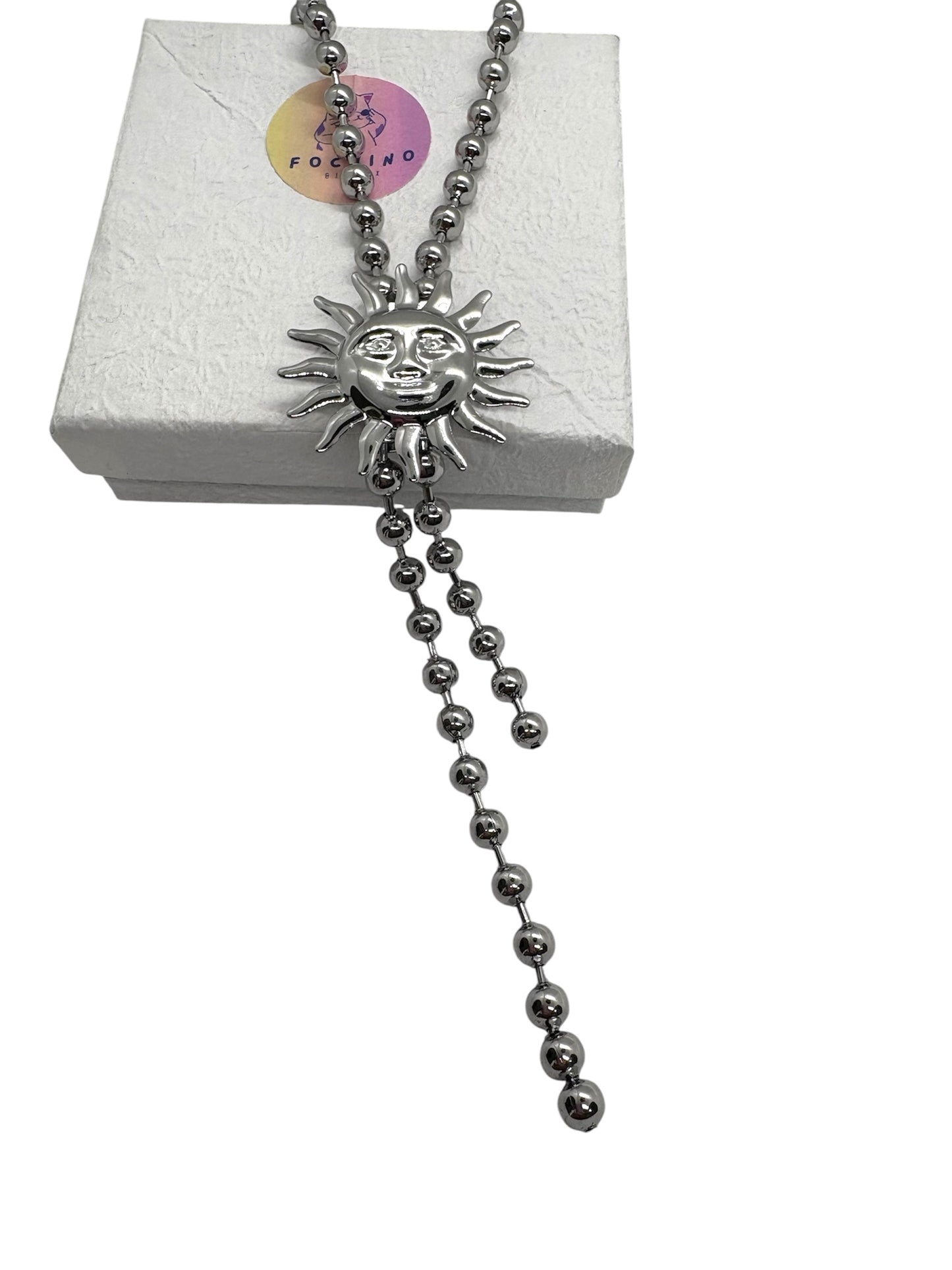 Collana Sole Dentro Argento