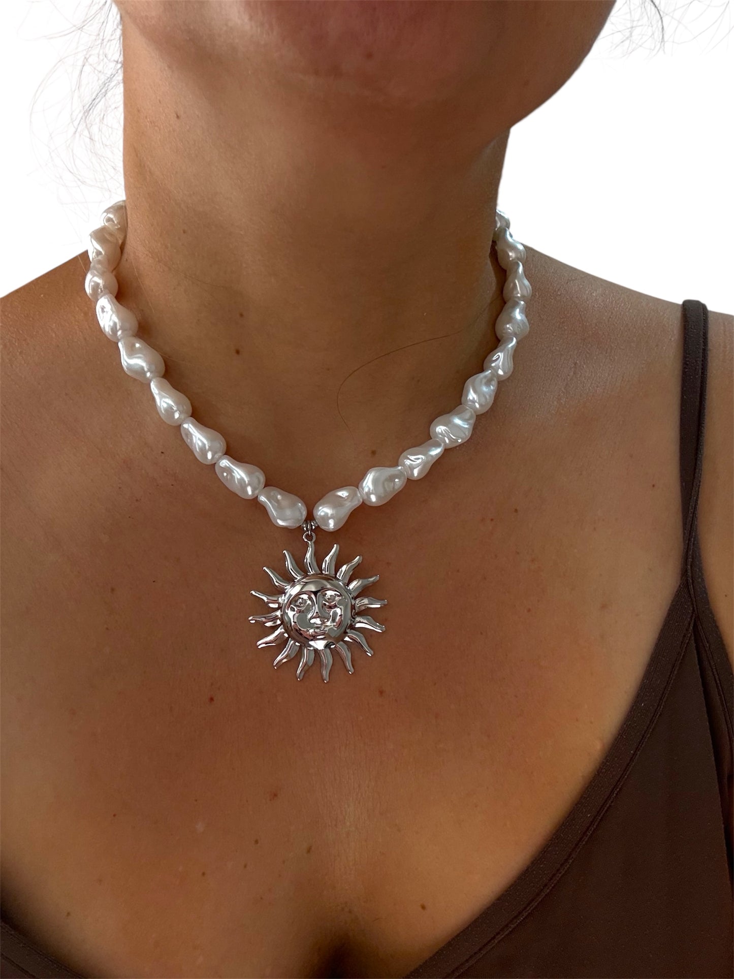 Collana Il Sole Argento