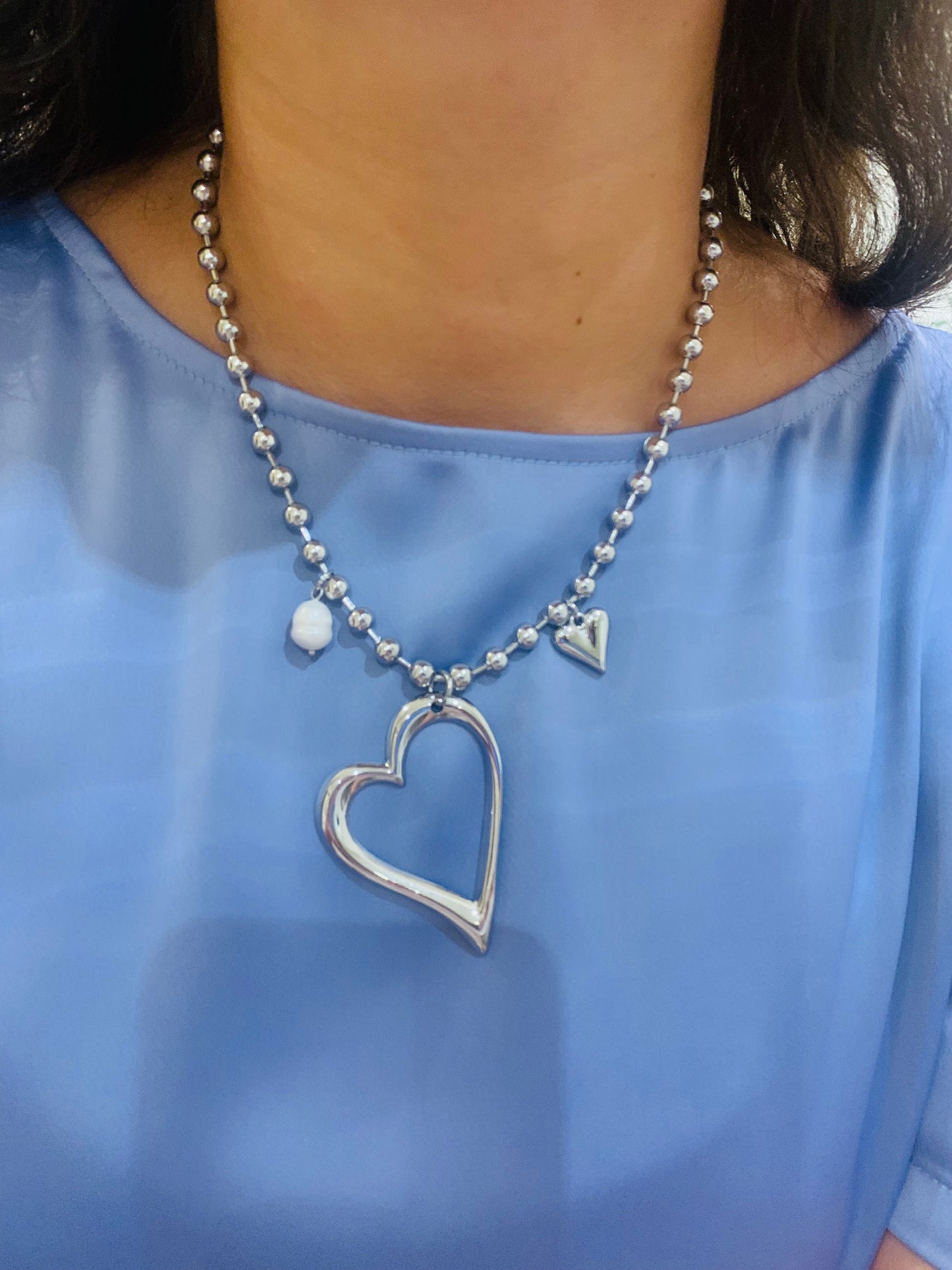 Collana Due Cuori