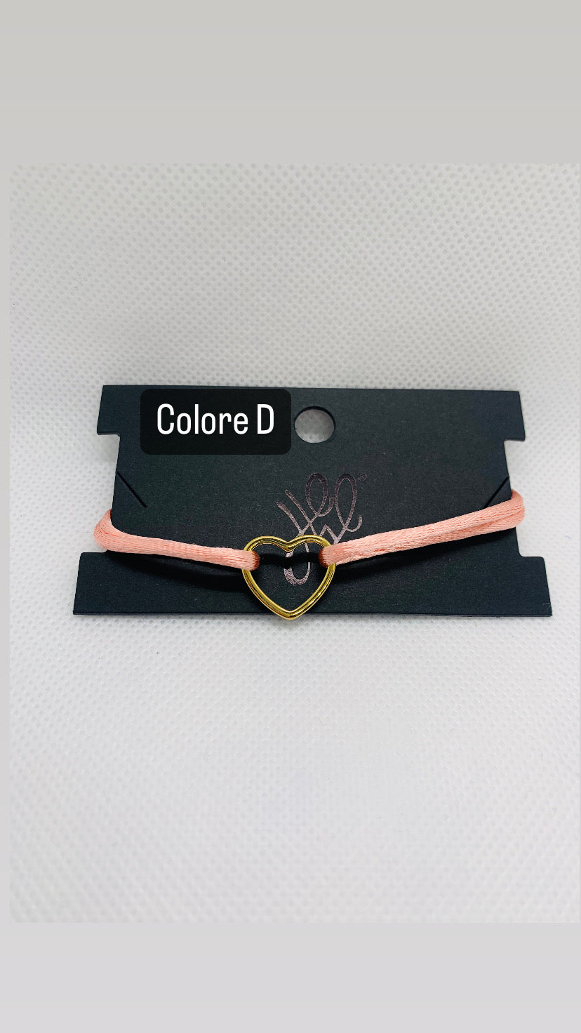 Bracciale Tessuto Cuore