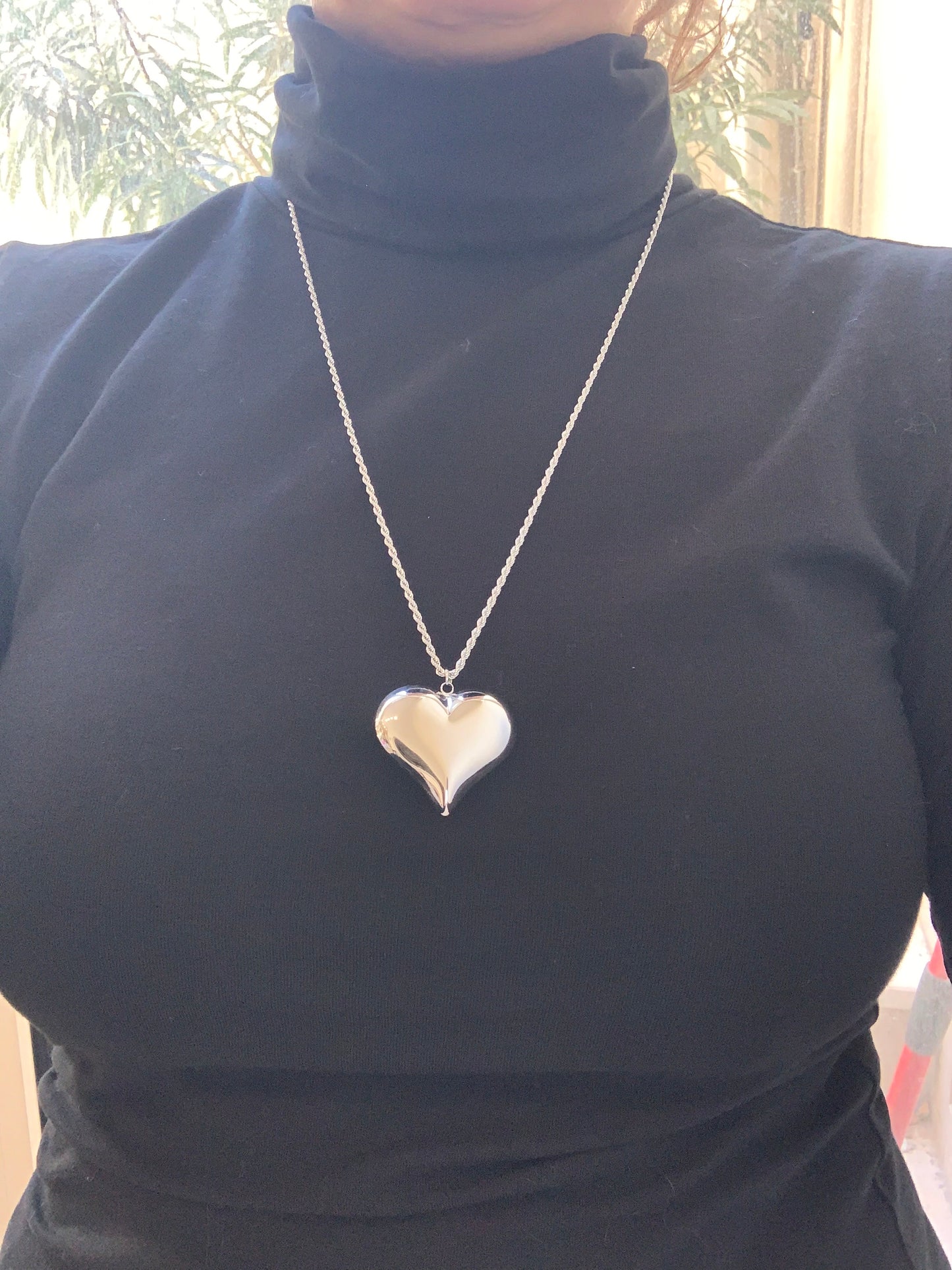 Collana Cuore Bombato
