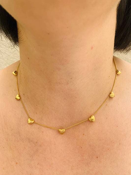 Collana Multicuoricini Bombati