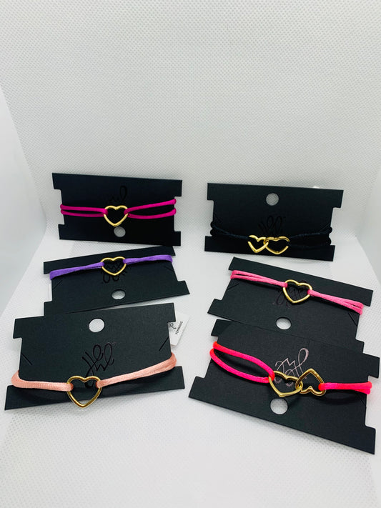 Bracciale Tessuto Cuore