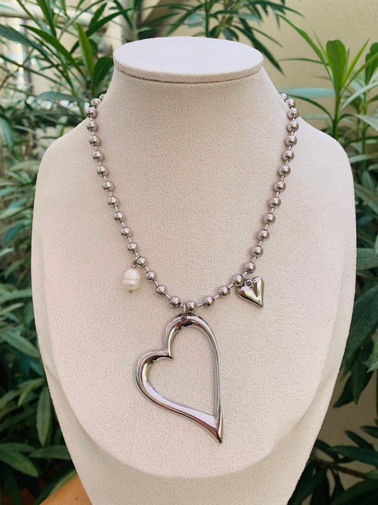 Collana Due Cuori