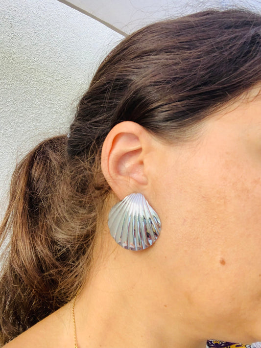 Orecchini Conchiglia Silver
