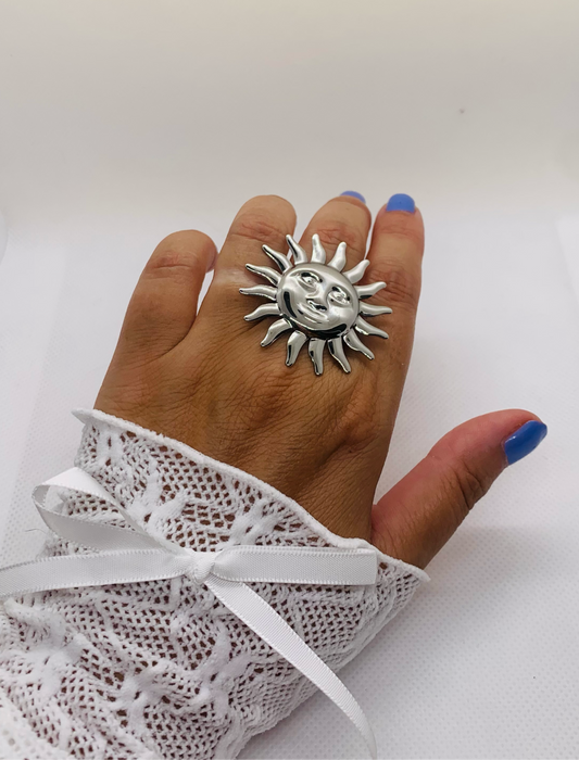 Anello Sole Silver