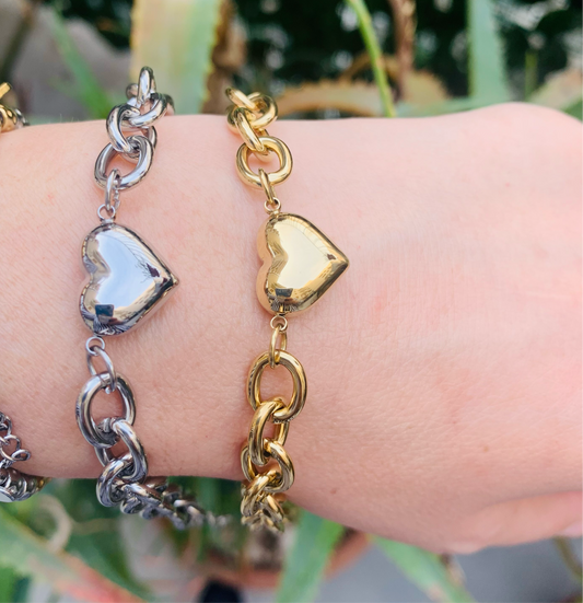 Bracciale Catena Cuore